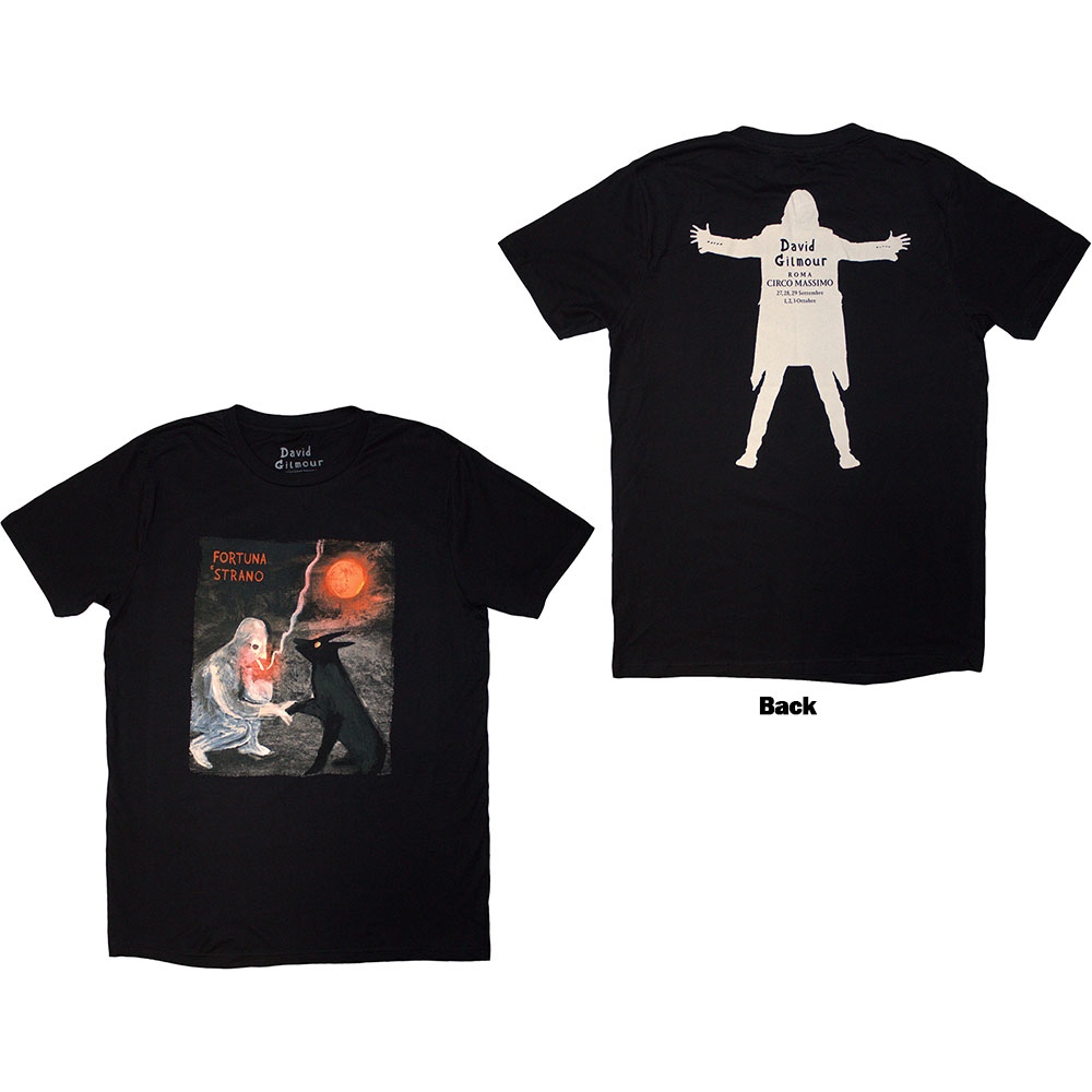 David Gilmour - Luck & Strange Fortuna E Strano Heren Tshirt - Zwart